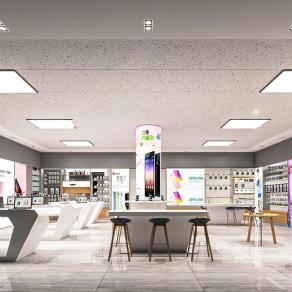 现代手机店 数码店 手机配件店 数码专卖店 中岛展示台